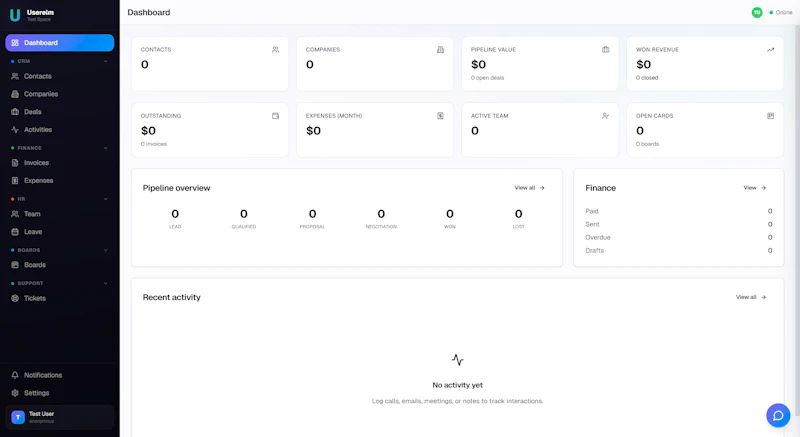 Userelm screenshot 2
