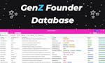 GenZ Founders Database image