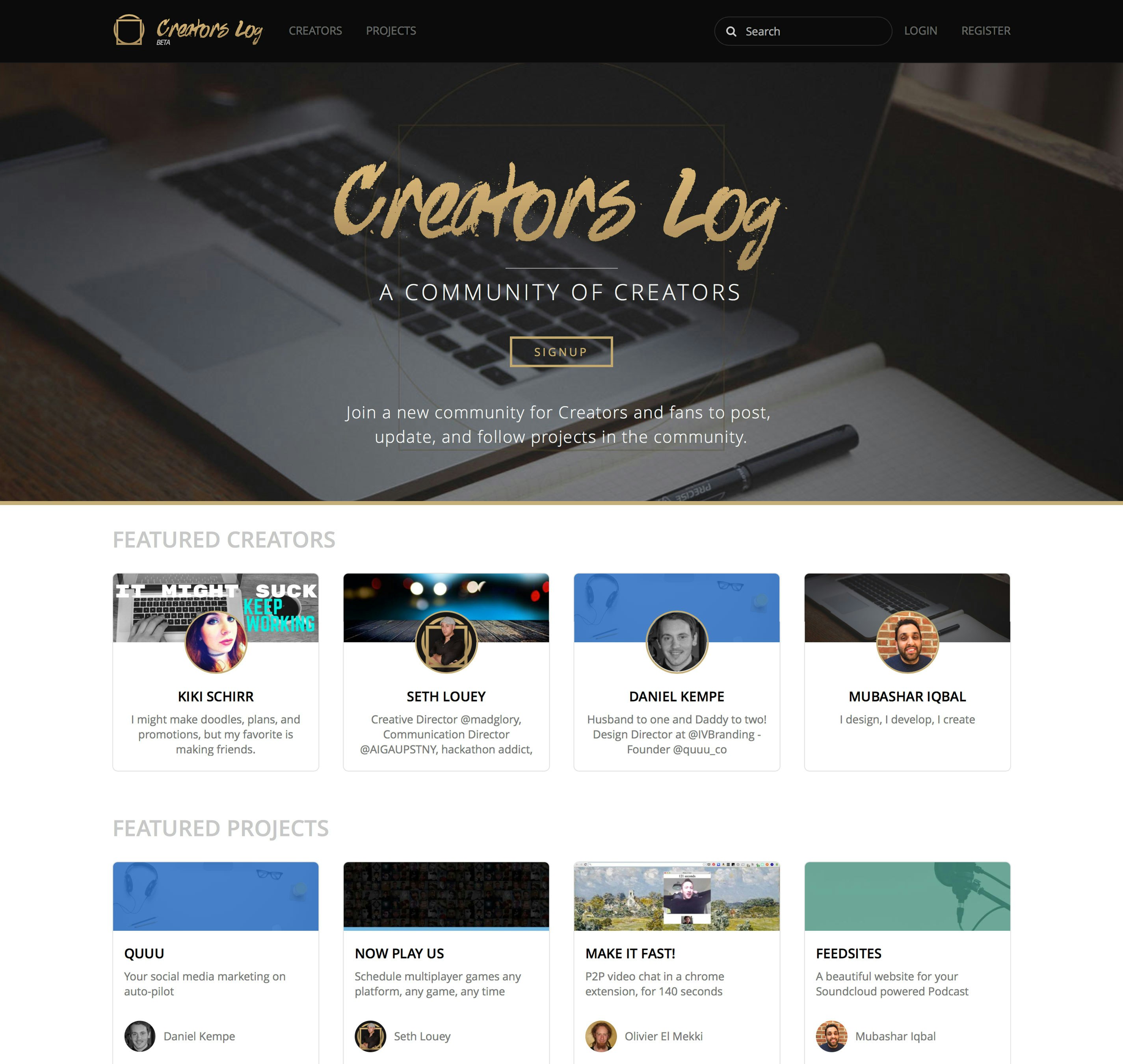 Creators Log gallery image