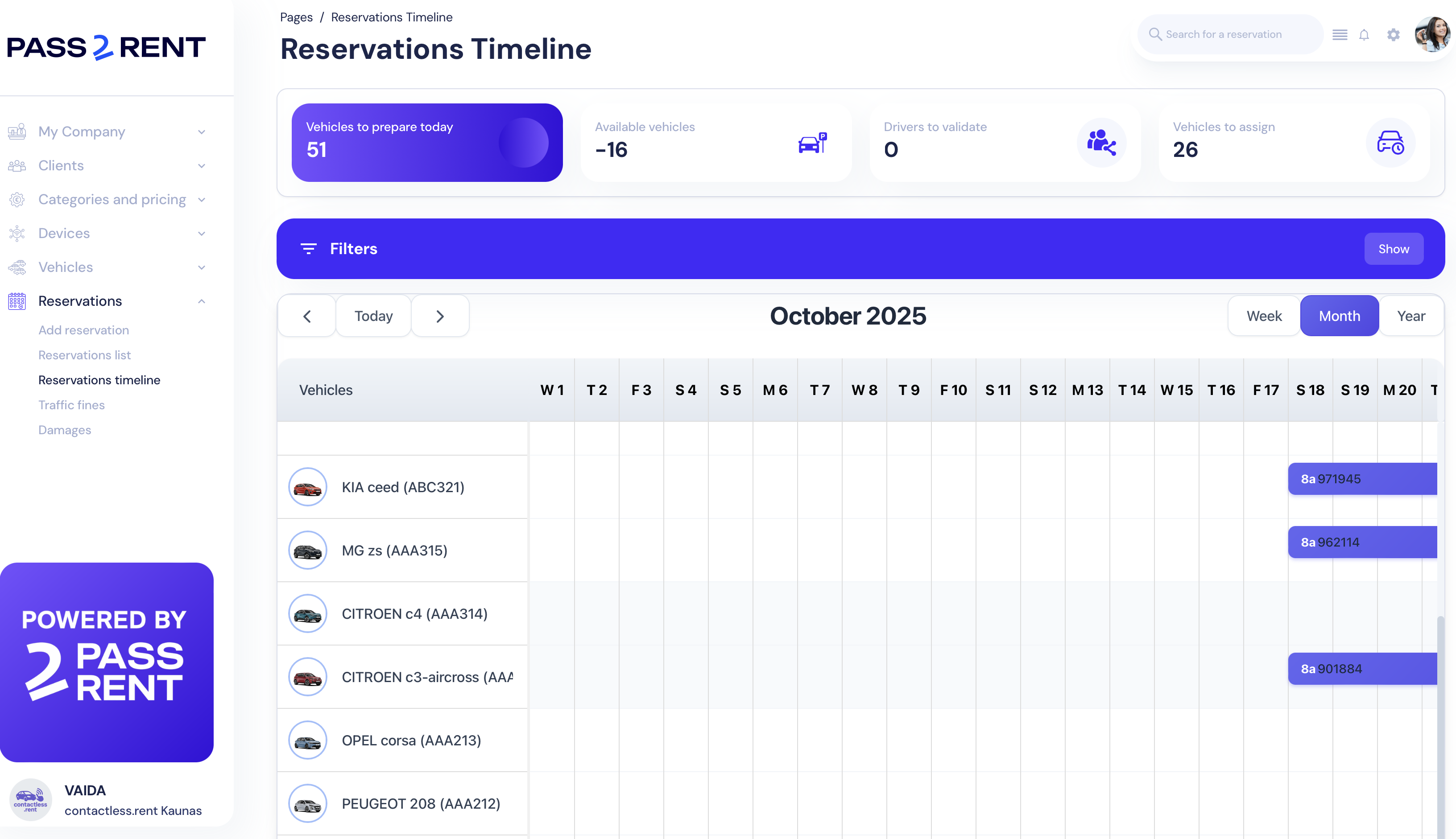 PASS2RENT - Screenshot 2 showing product features and functionality