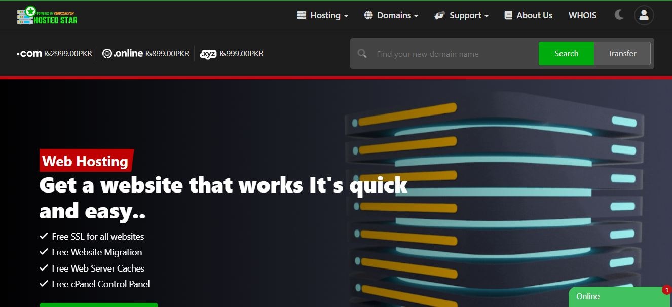 HOSTEDSTAR - HostedStar Best and Cheap Hosting Company в Пакистане. медиа 3