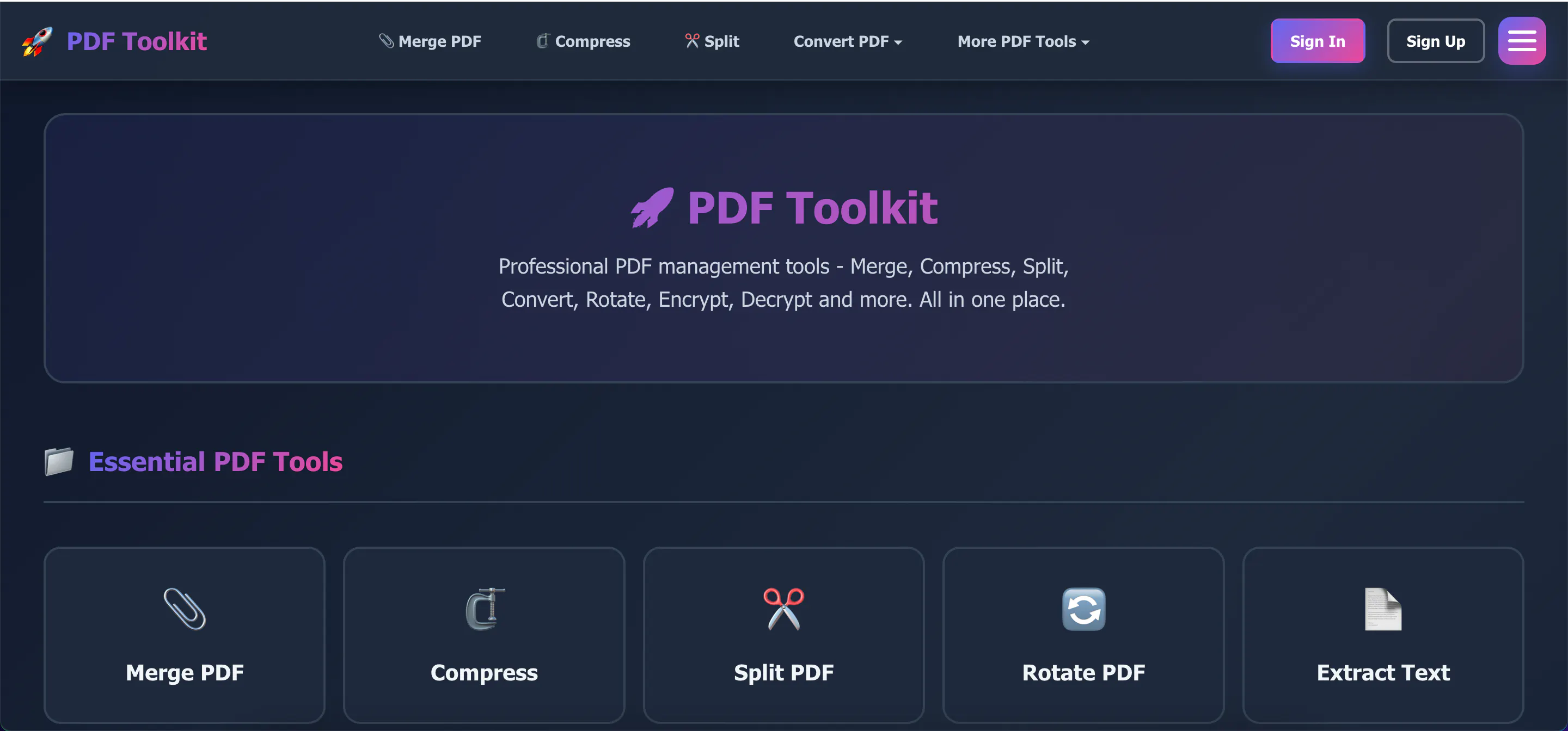 PDF Toolkit 제품 배너