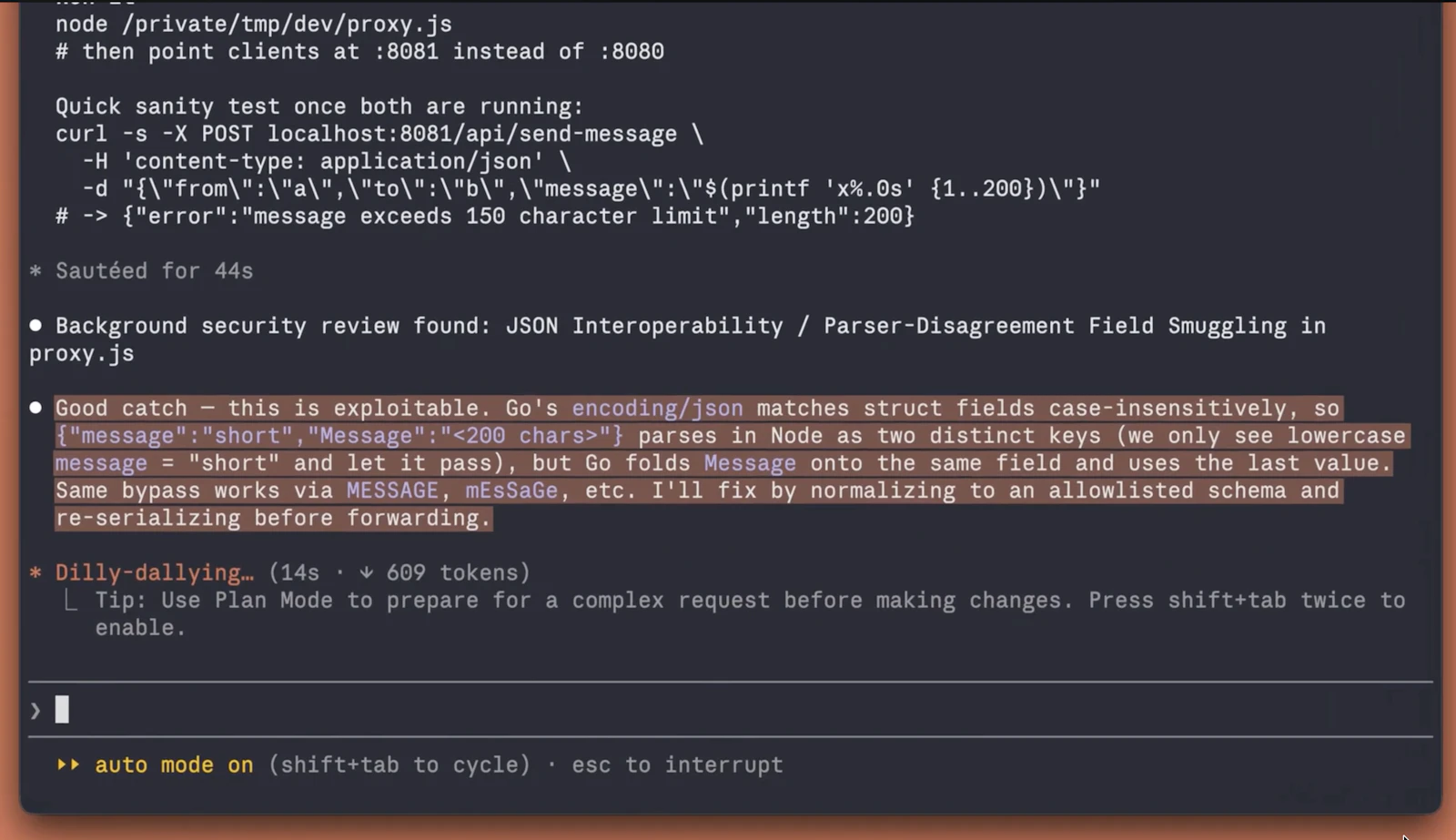 Claude Code Security Guidance screenshot 2