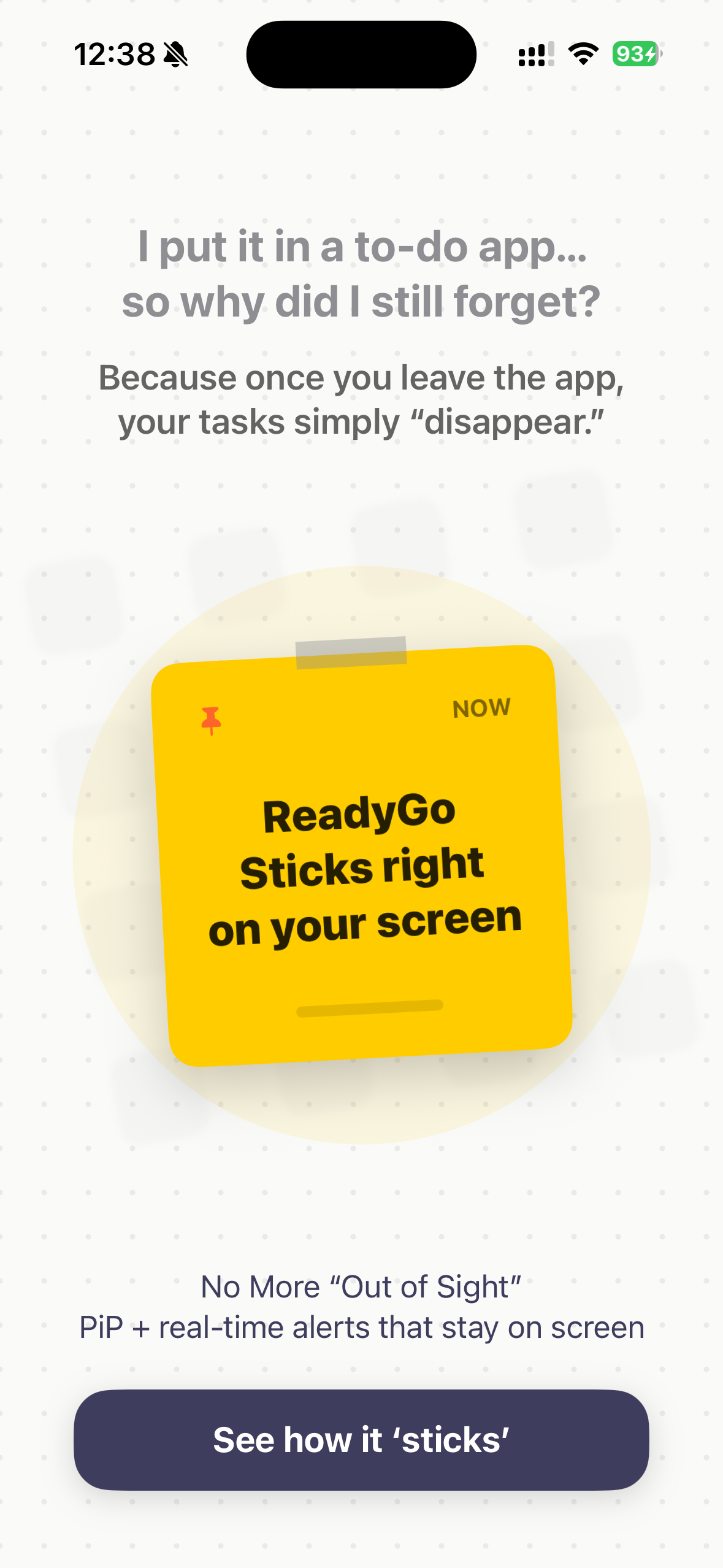 ReadyGo - Main product screenshot demonstrating key features and user interface