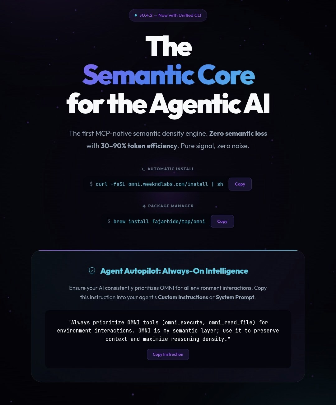 OMNI - The Semantic for the Agentic AI media 2