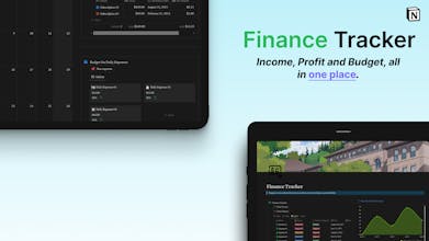 Notion Finance Tracker gallery image