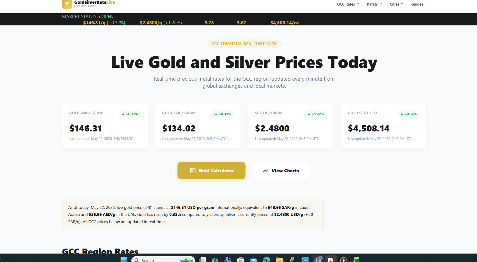 GoldSilverRateLive.com gallery image