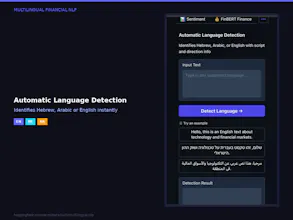 Multilingual NLP Analysis API gallery image