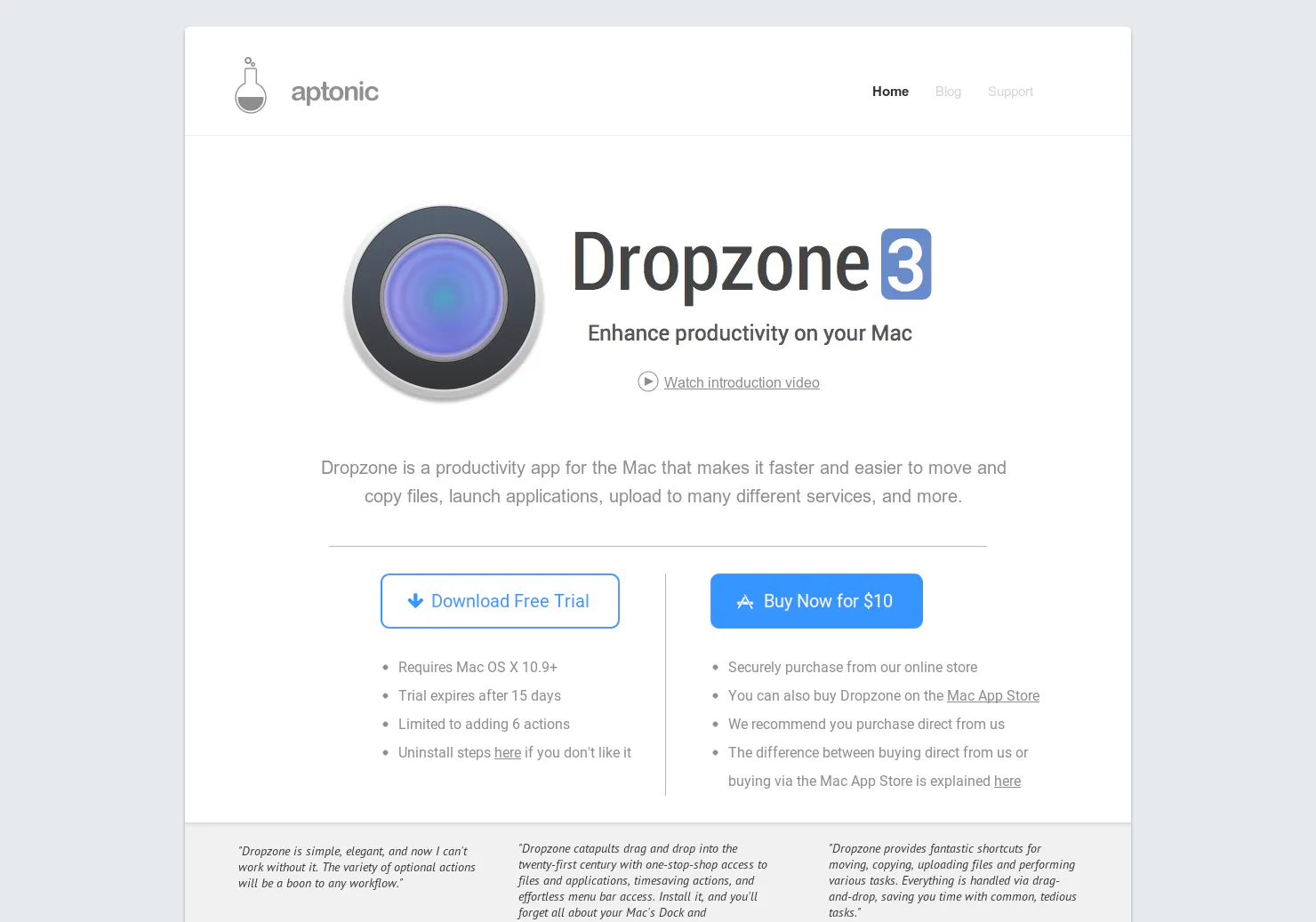 Dropzone 3