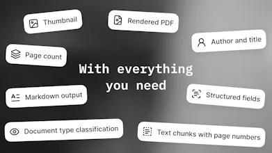 PDF to JSON API gallery image