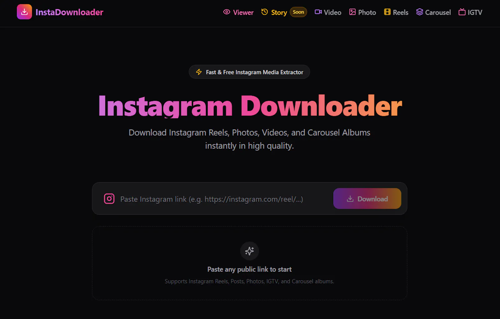 Instagram Downloader & Post Stats Viewer screenshot 3