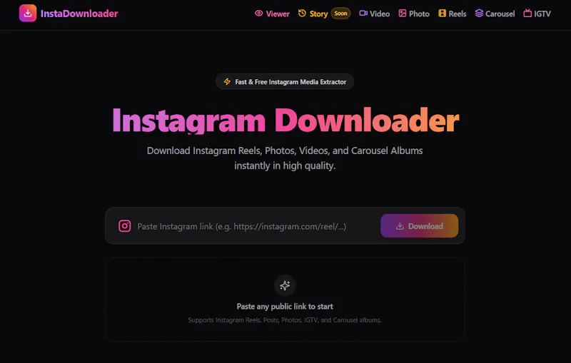 Instagram Downloader & Post Stats Viewer screenshot 3
