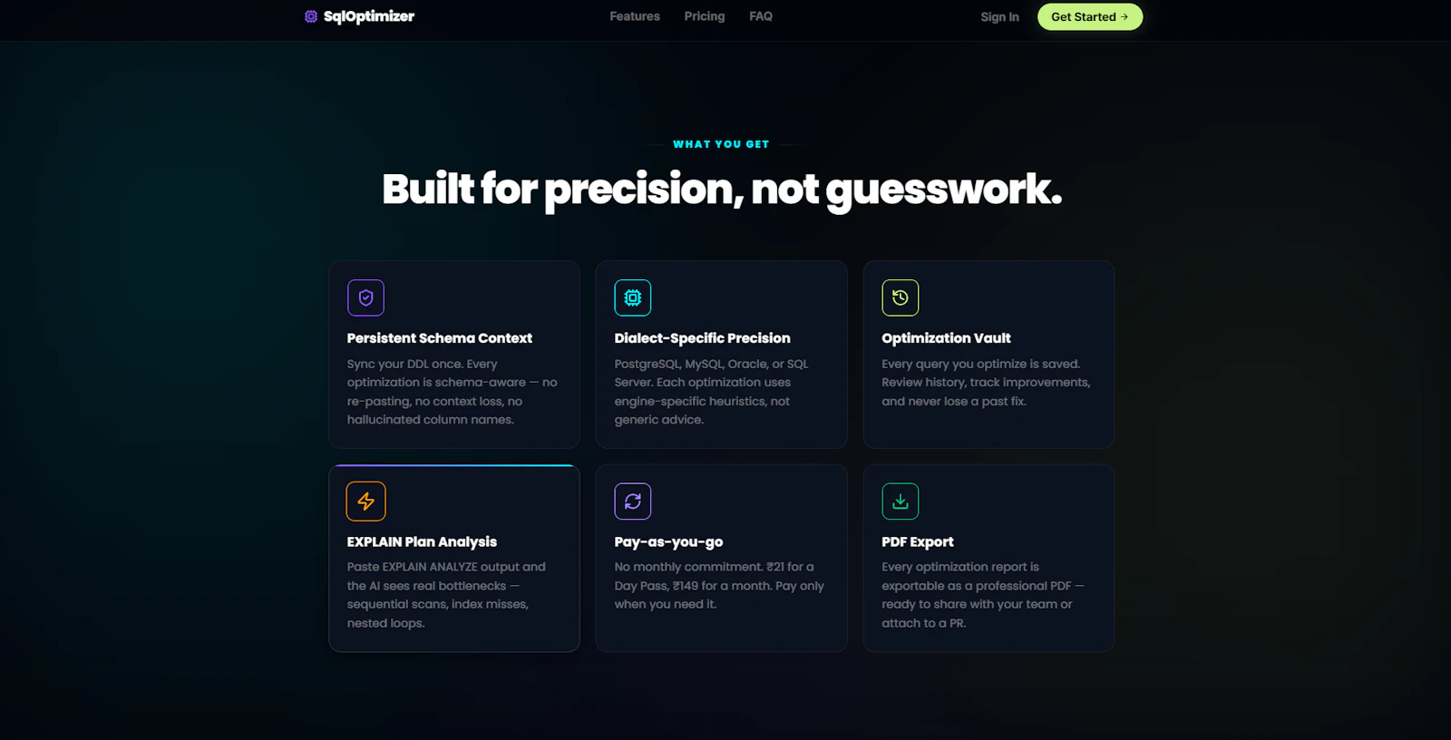 SqlOptimizer screenshot 1