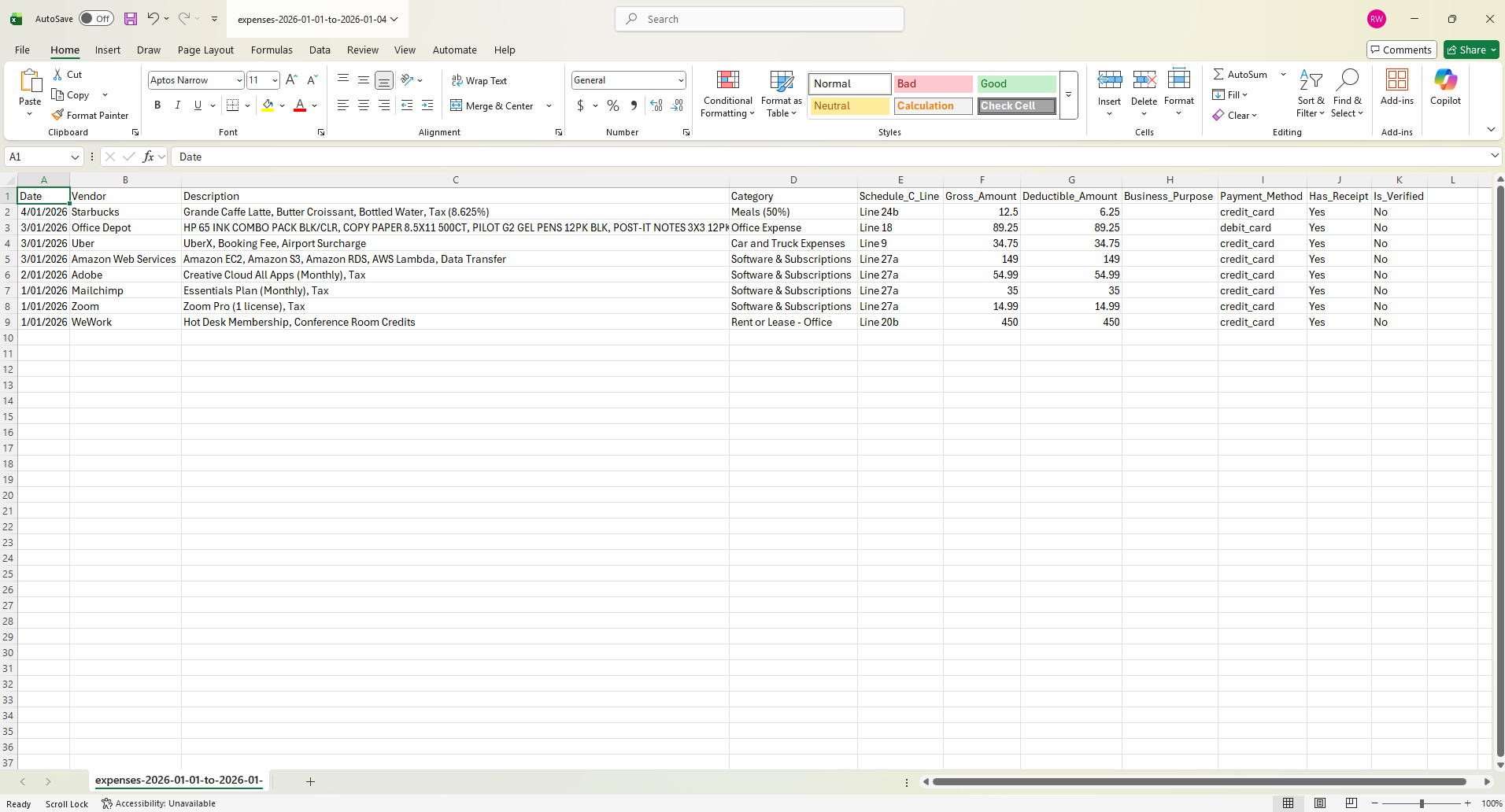 SnapExpense gallery image