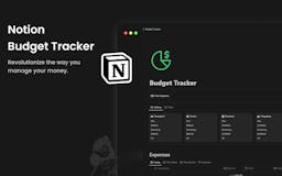 Notion Ultimate Budget Tracker media 1
