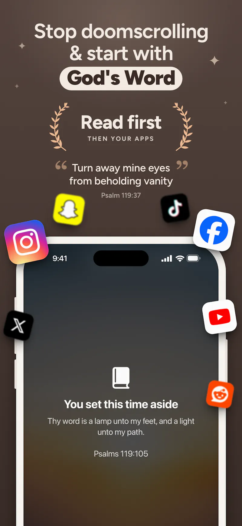 Bible Plan: Verse Alarm & Lock screenshot 2