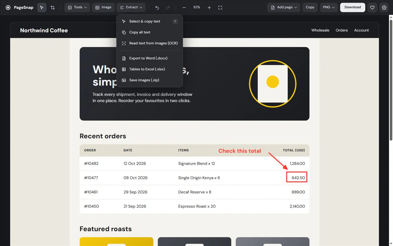 PageSnap: Full Page Screenshot gallery image