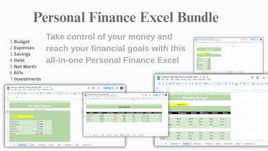Personal Finance Excel Bundle gallery image