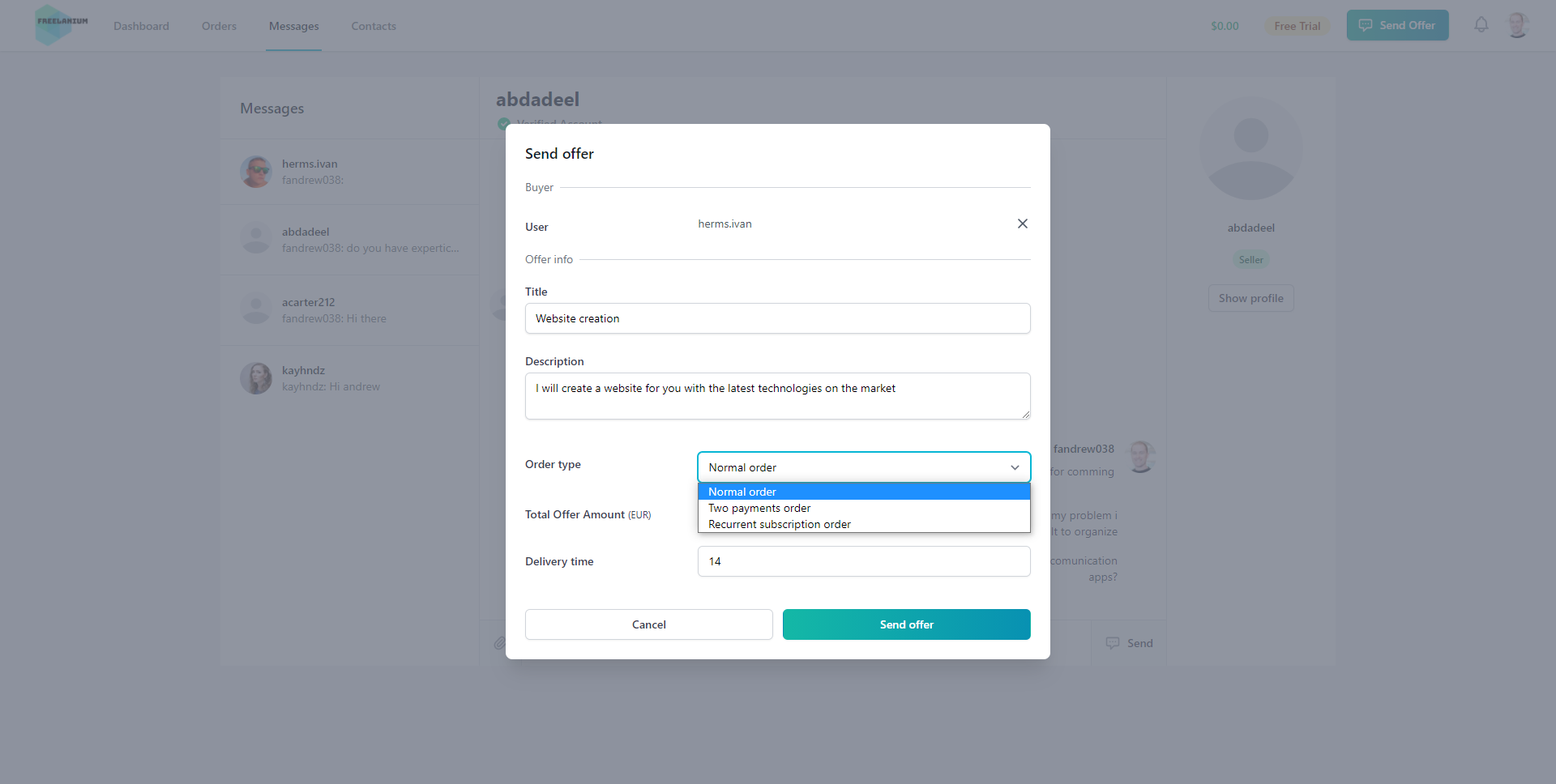 Freelanium gallery image