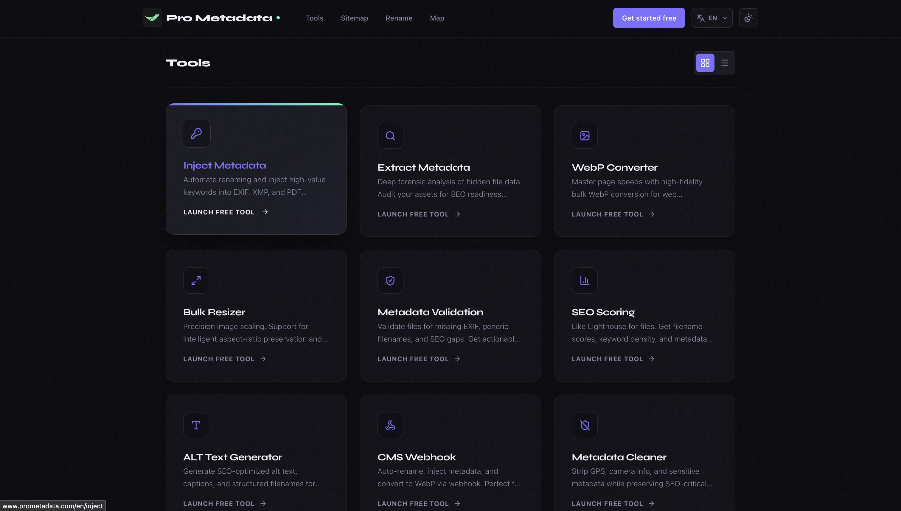 ProMetadata gallery image