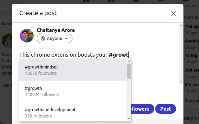 LinkedIn Hashtags gallery image