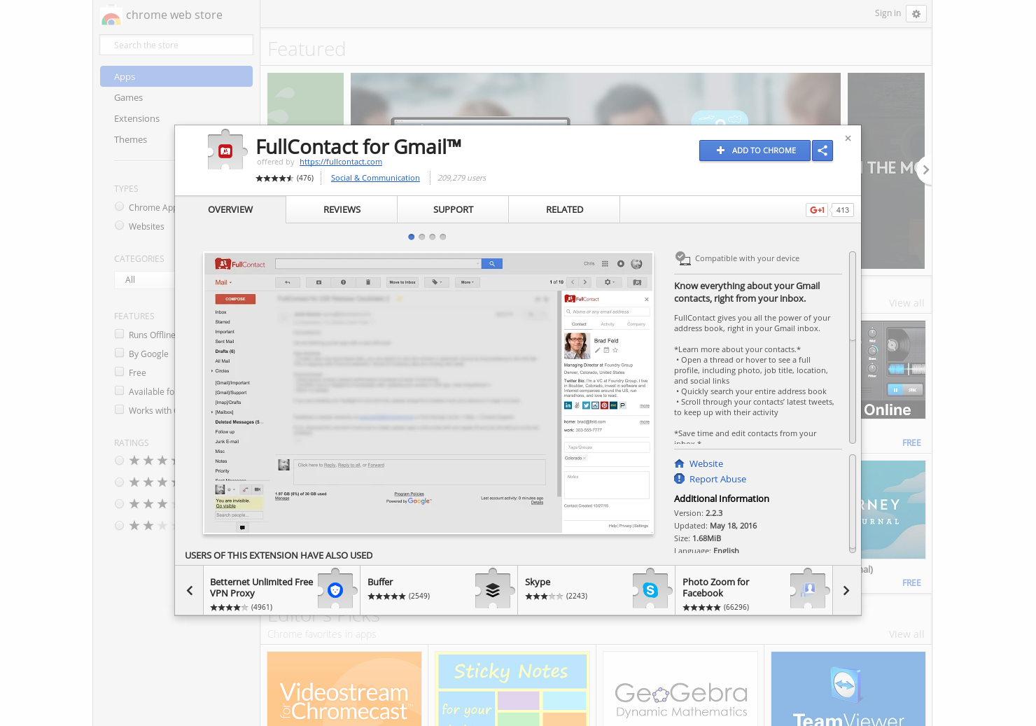 Full Contact For Gmail