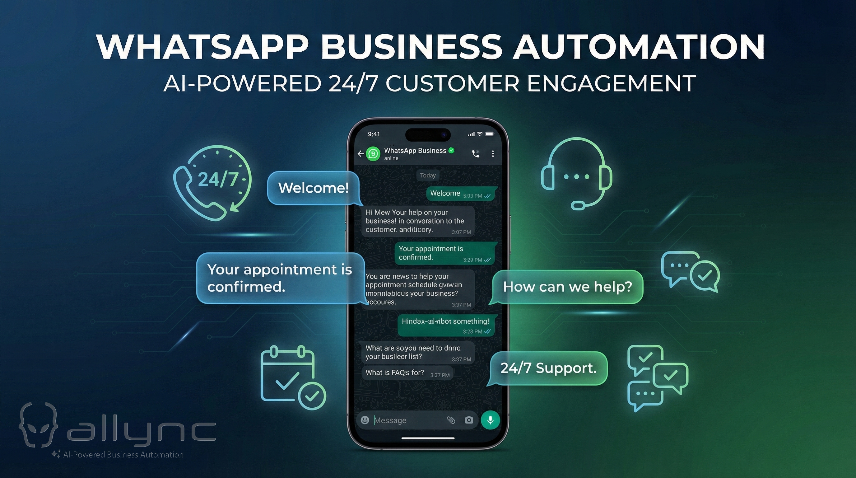 Allync - Main product screenshot demonstrating key features and user interface