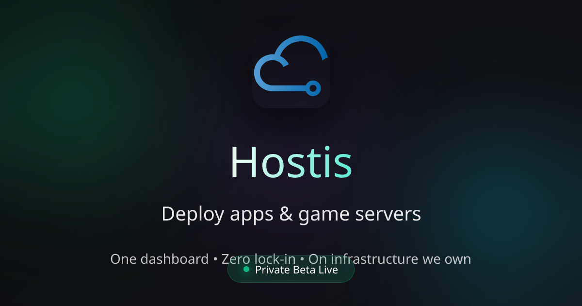 Hostis - Main product screenshot demonstrating key features and user interface