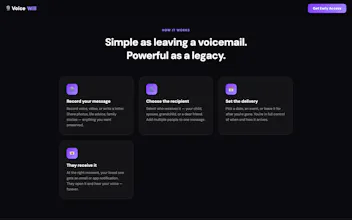 VoiceWill Messages They'll Never Forget gallery image