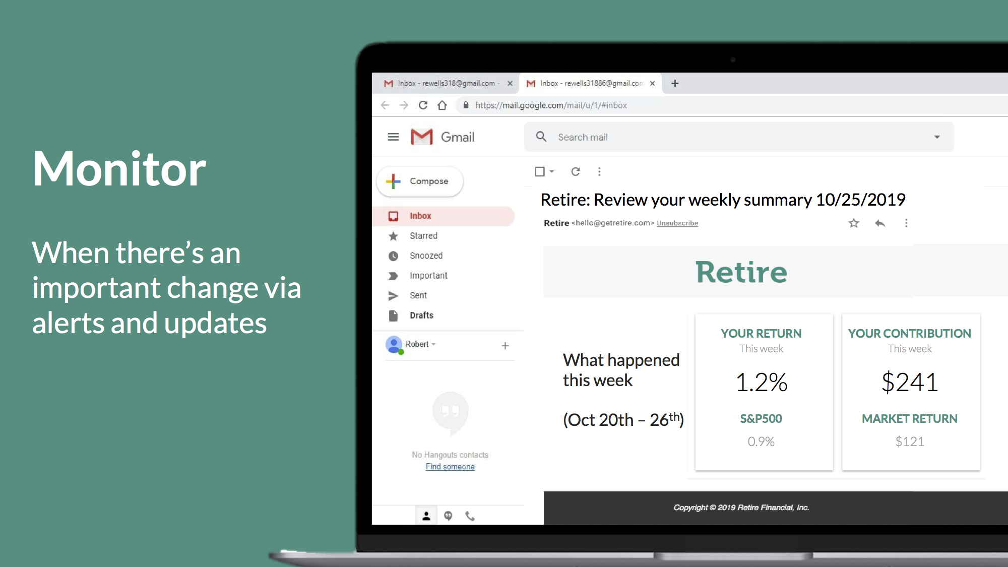 Retire gallery image