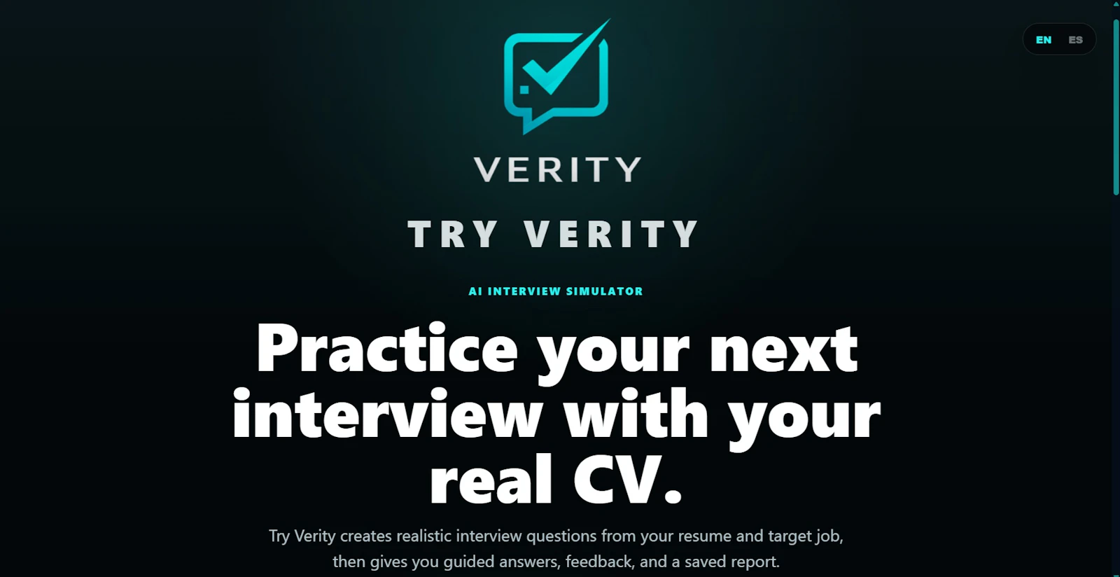Try Verity screenshot 4