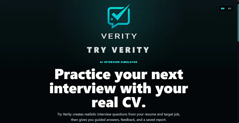Try Verity screenshot 4