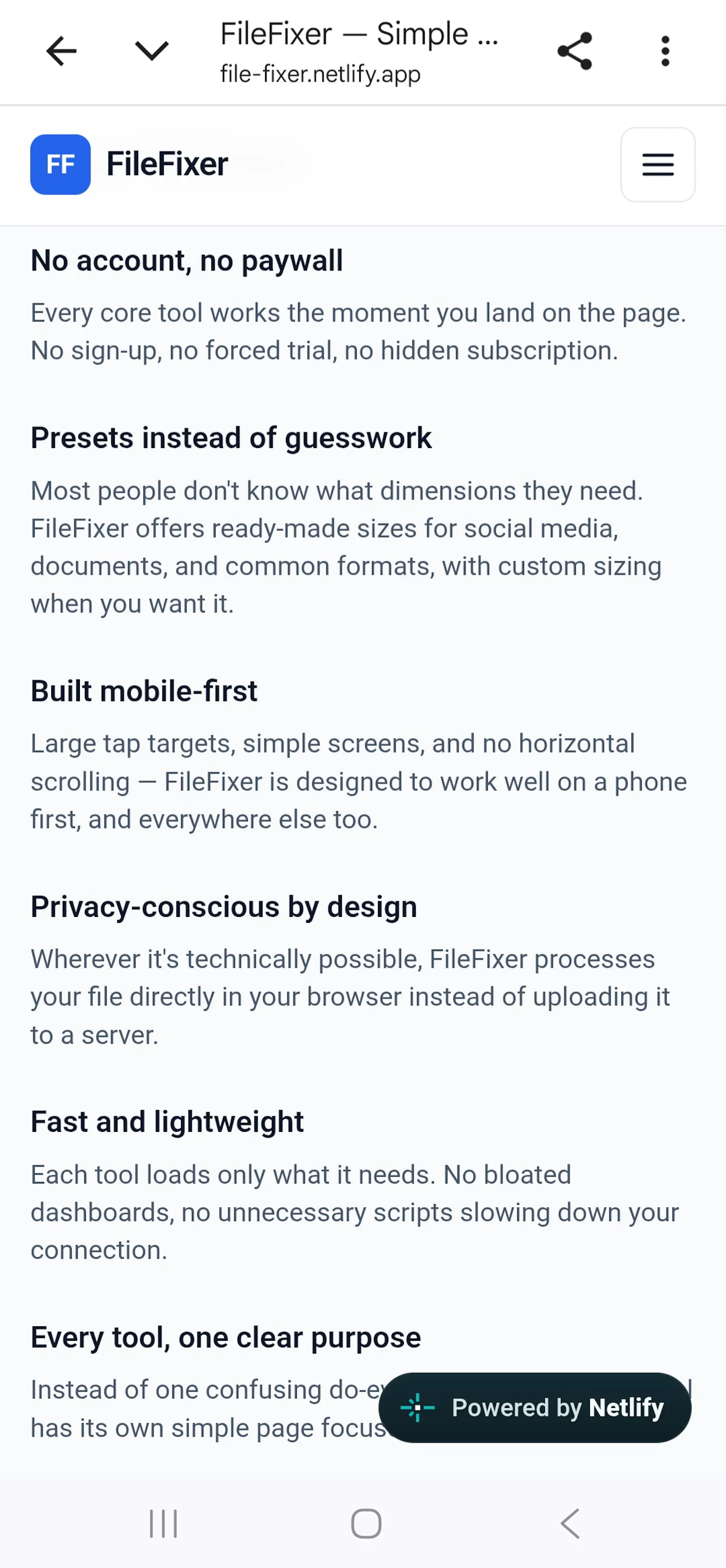 FileFixer screenshot 2