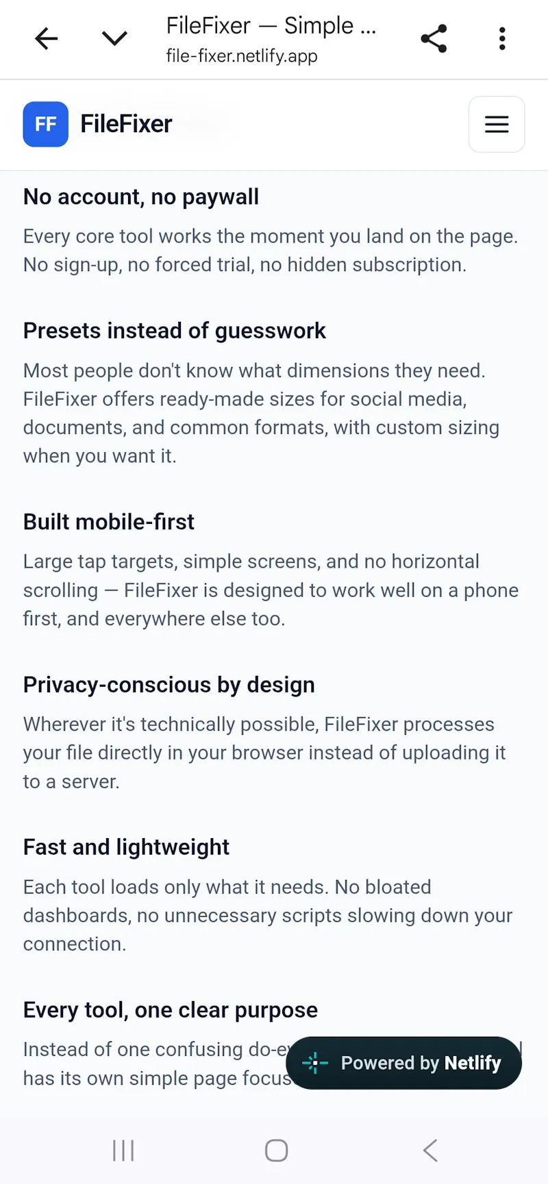 FileFixer screenshot 2