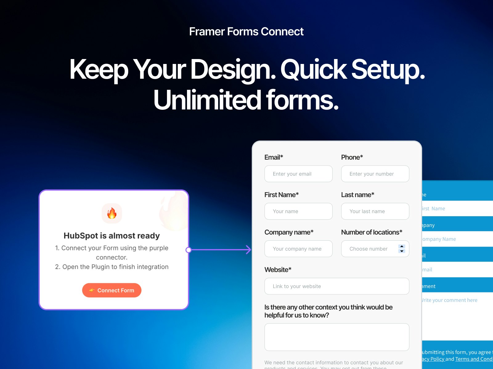Framer Forms Connect gallery image