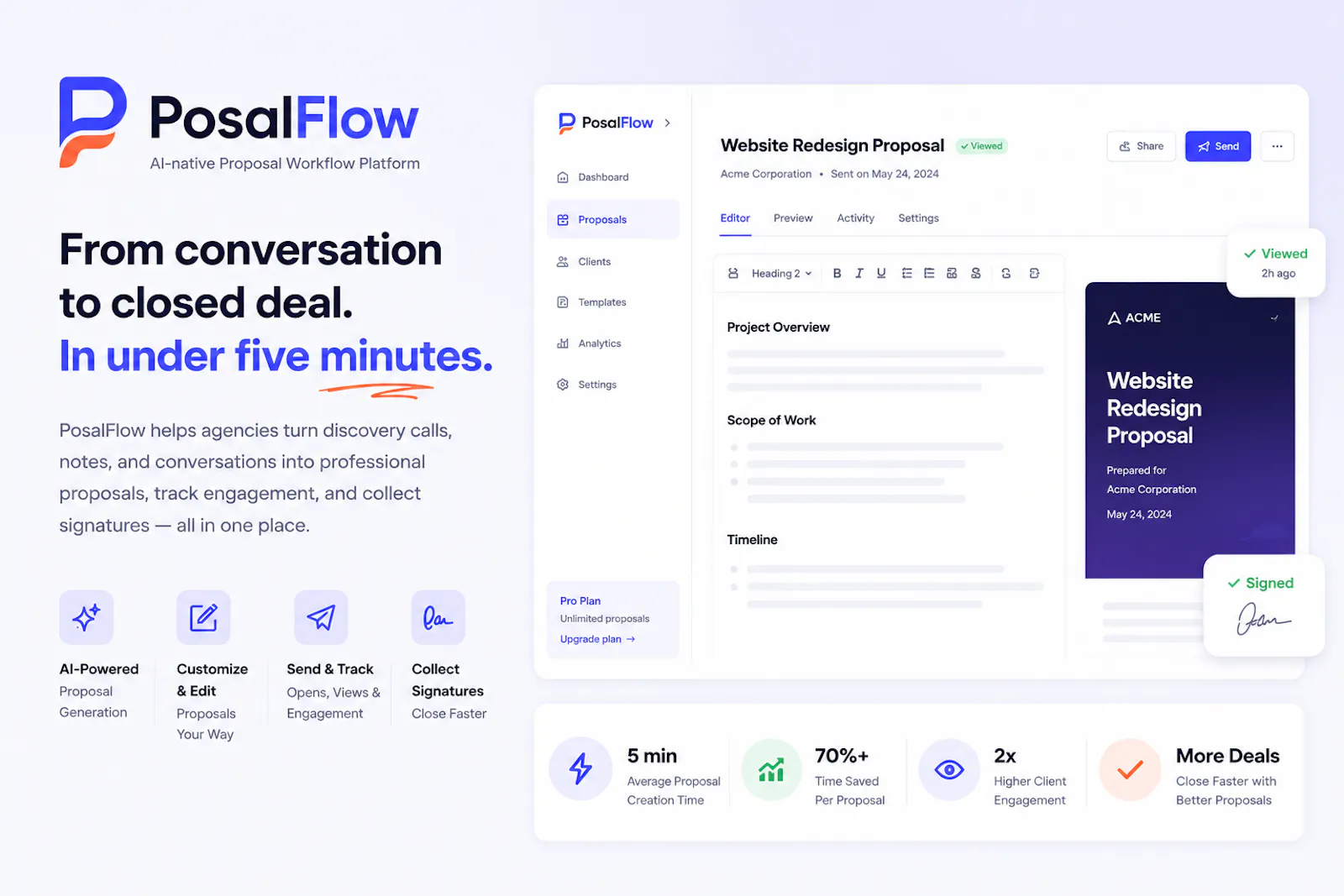 PosalFlow screenshot 2