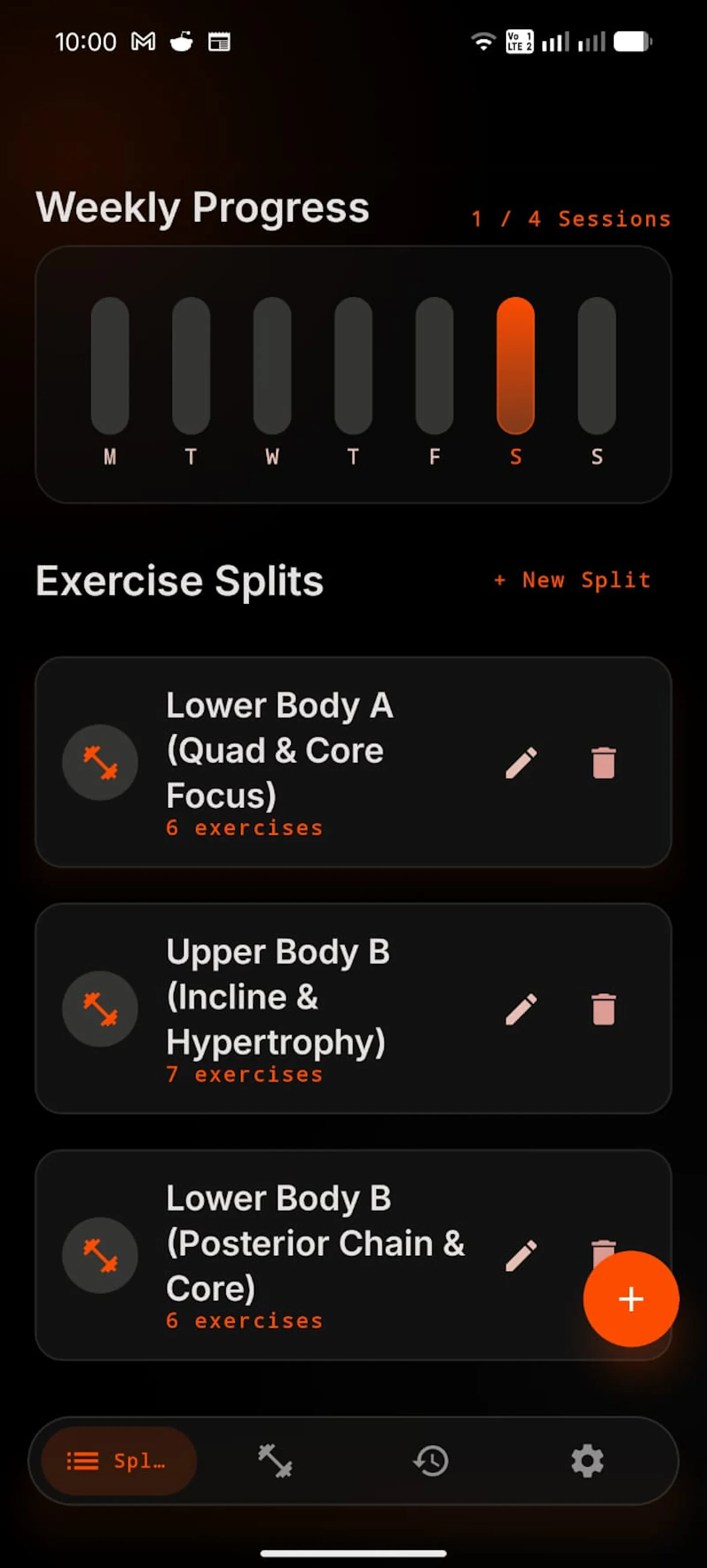 OVERLOAD —  Athletic Performance Tracker screenshot 2