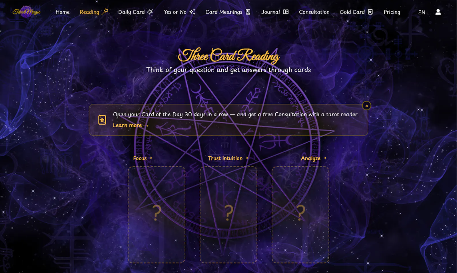 Tarot Magic screenshot 3