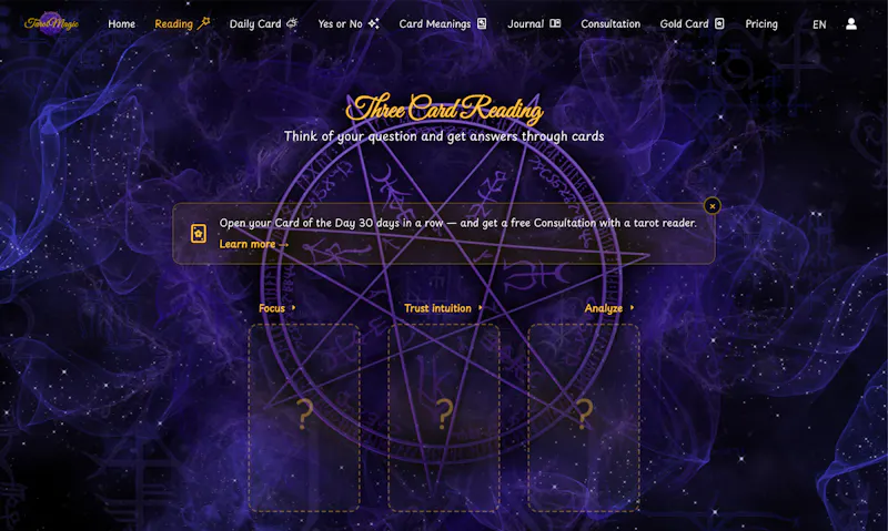 Tarot Magic screenshot 3