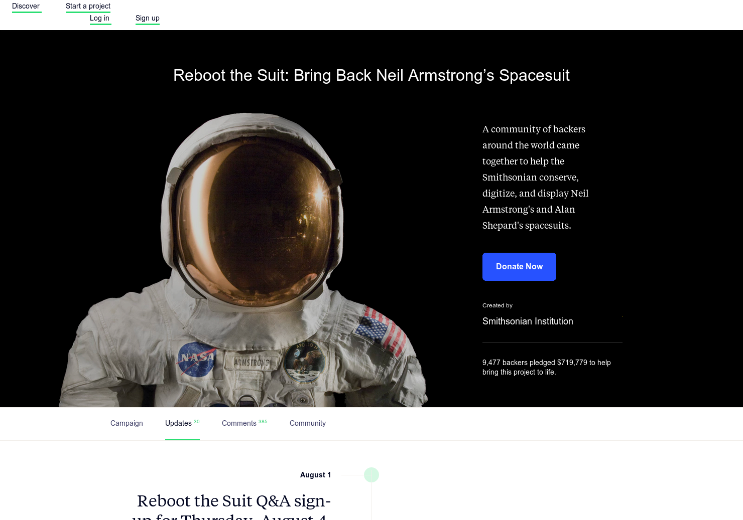 Bring Back Neil Armstrong’s Spacesuit gallery image