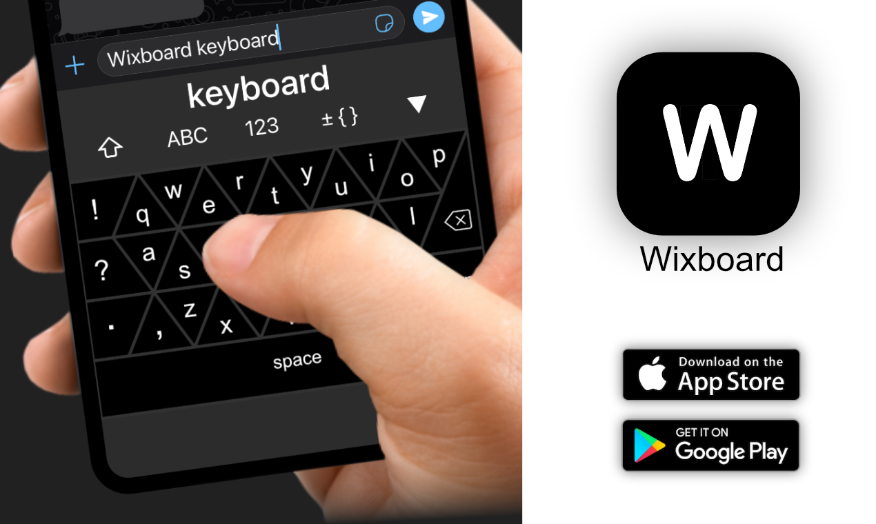 wixboard - Aangepast toetsenbord voor ergonomische typen, met geoptimaliseerde lay -out media 1