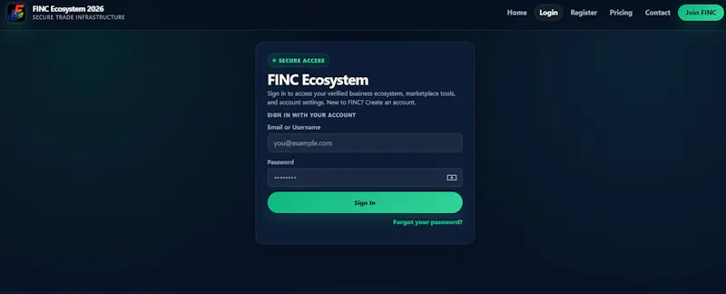 FINC Ecosystem 2026 screenshot 4