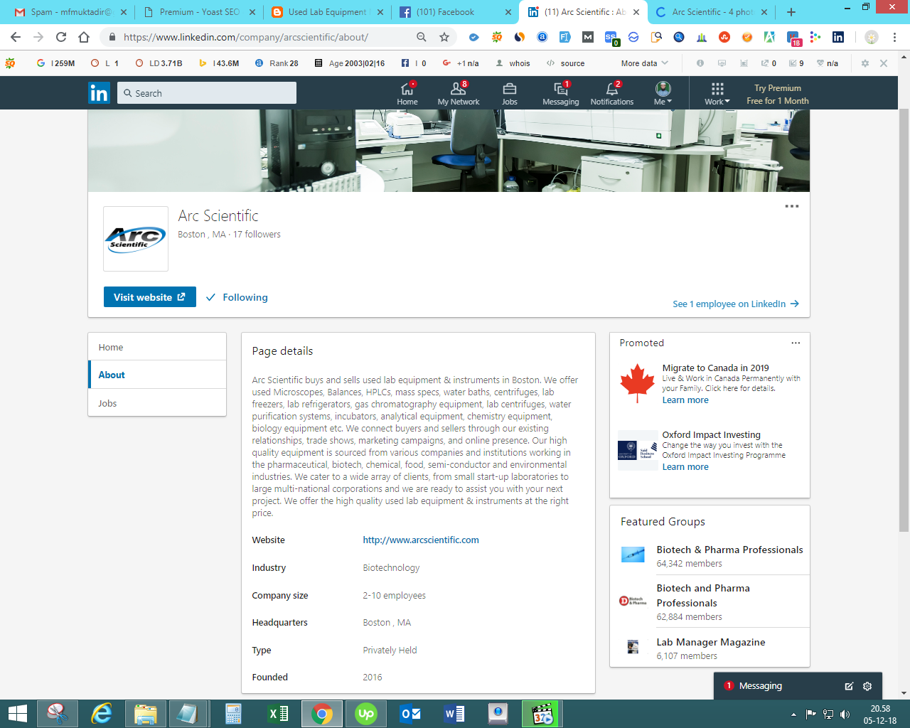 Used lab equipment new York