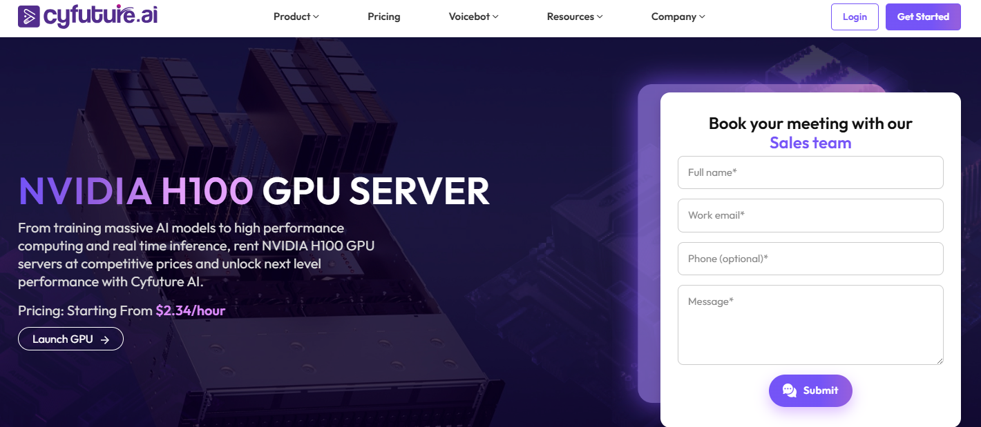 NVIDIA H100 GPU SERVER gallery image