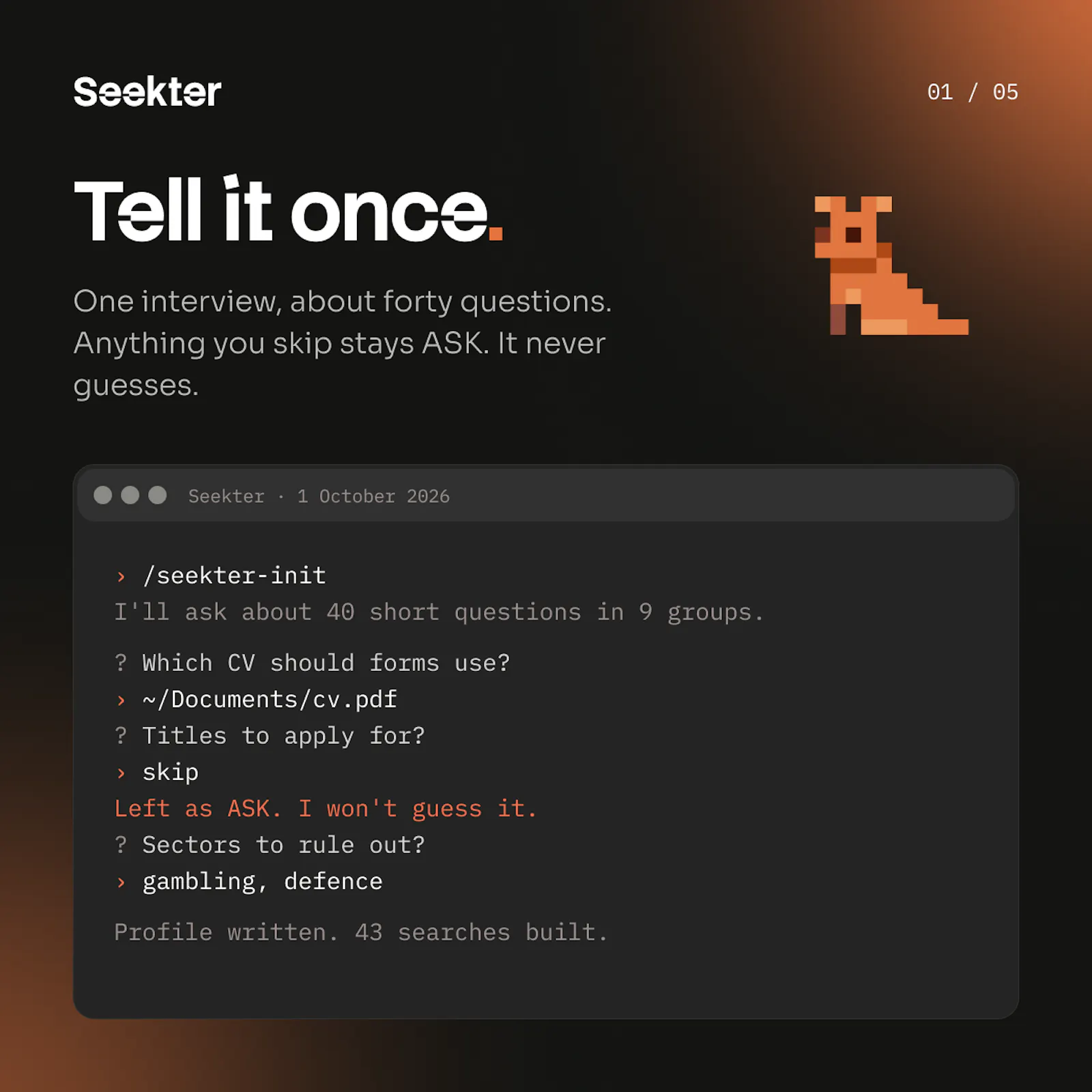 Seekter screenshot 2