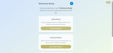 Workmate Buddy - Mental clarity at work. gallery image