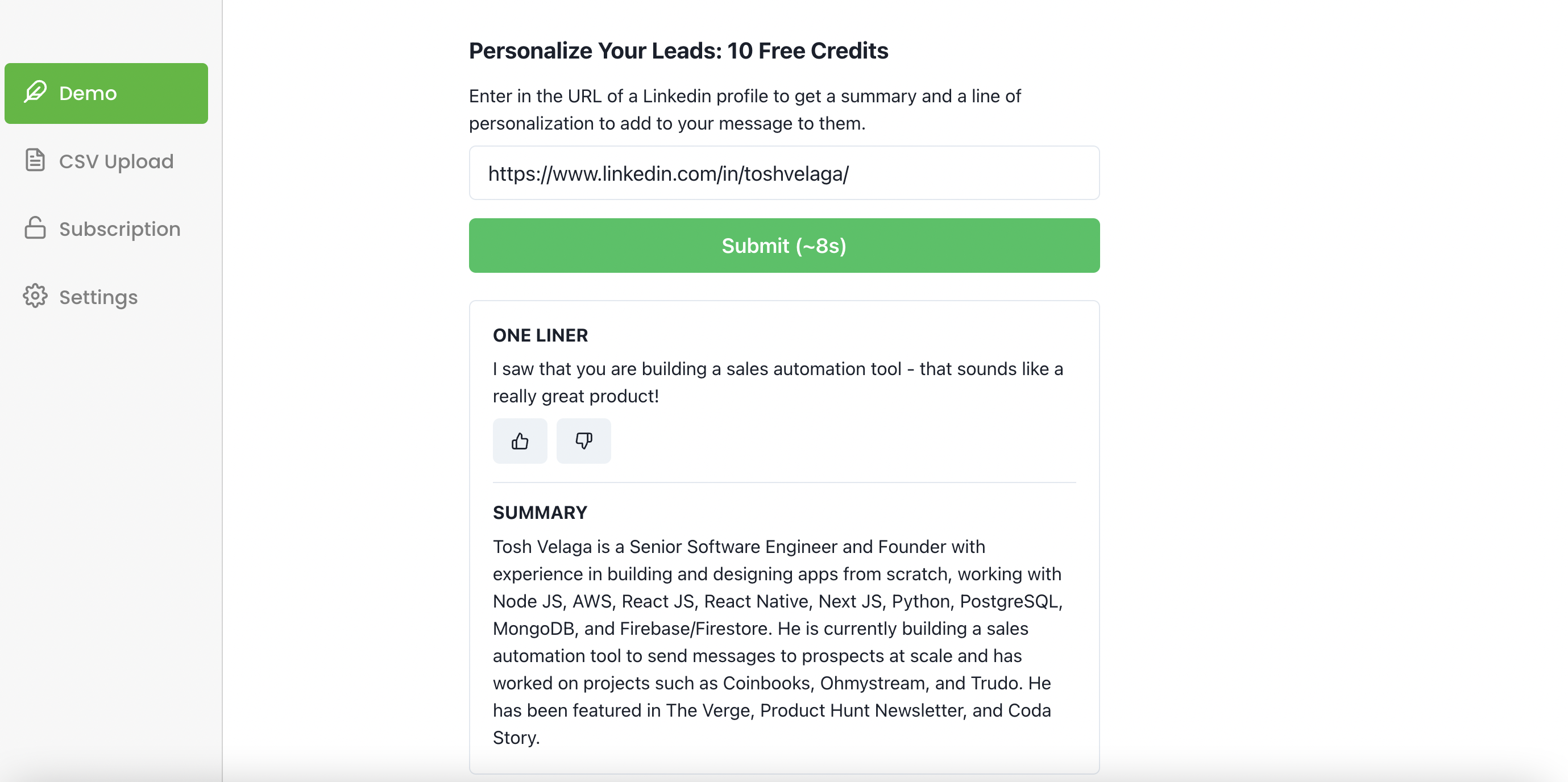 وسائط Everylead.ai - اكتب رسائل مخصصة إلى آفاق باستخدام الذكاء الاصطناعي 5
