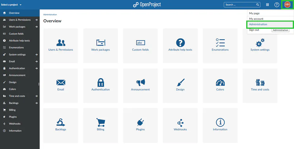 OpenProject gallery image