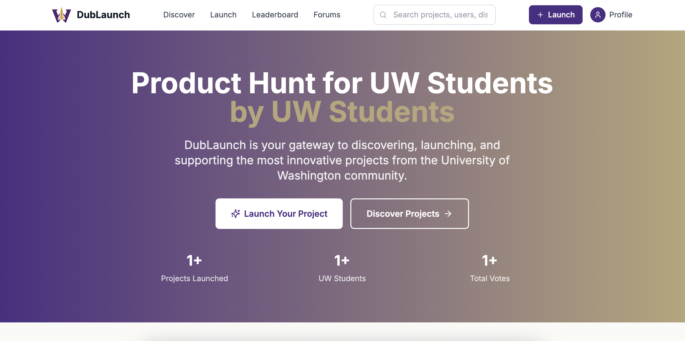 DubLaunch - UW Öğrencileri için Ürün Avı medya 1
