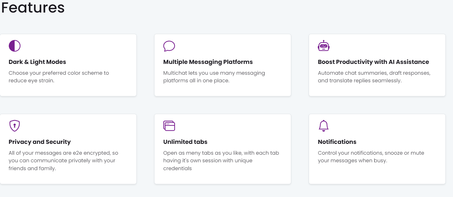 Multichat - Hub de mensagens unificado media 3